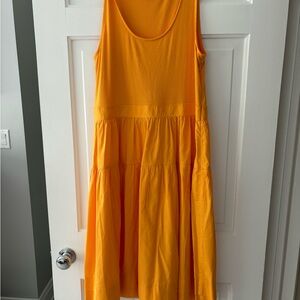 Orange/yellow sundress never wor